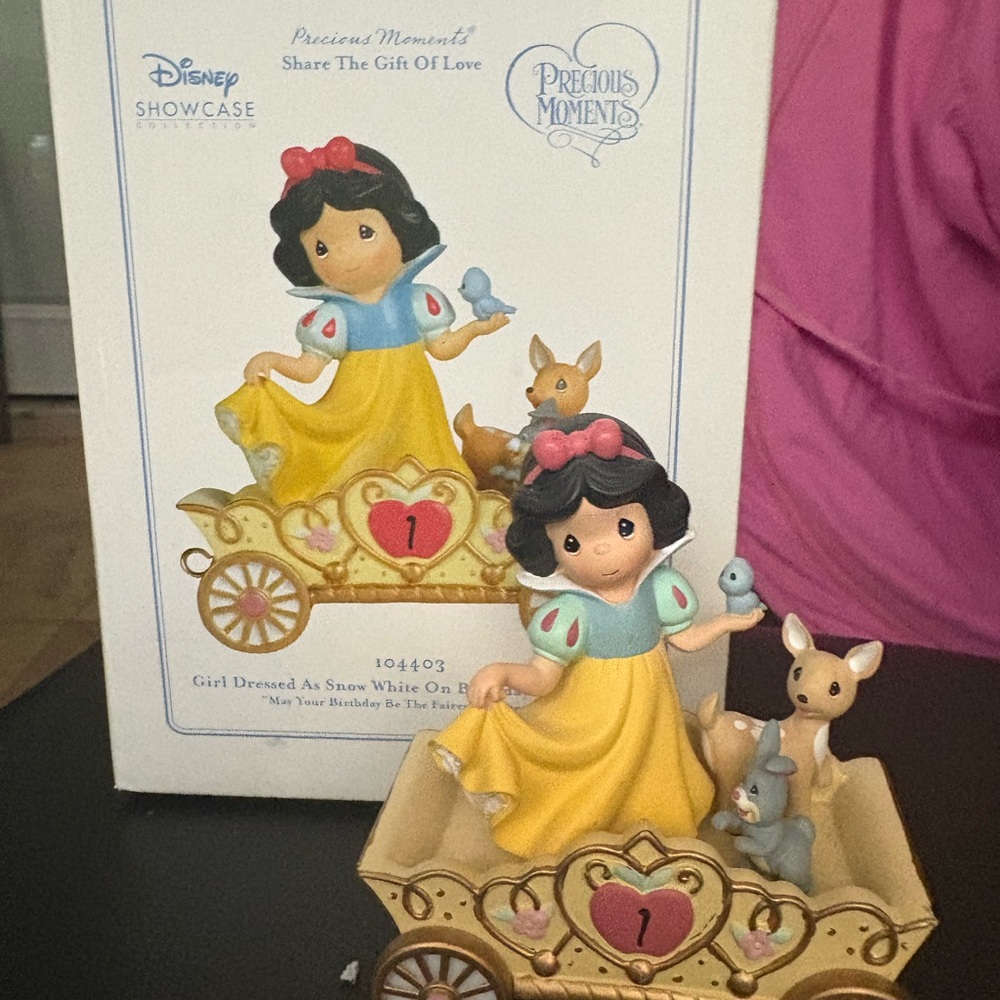 Precious Moments Snow White Doll - Yellow and Blue Birthday Train - Age 1
